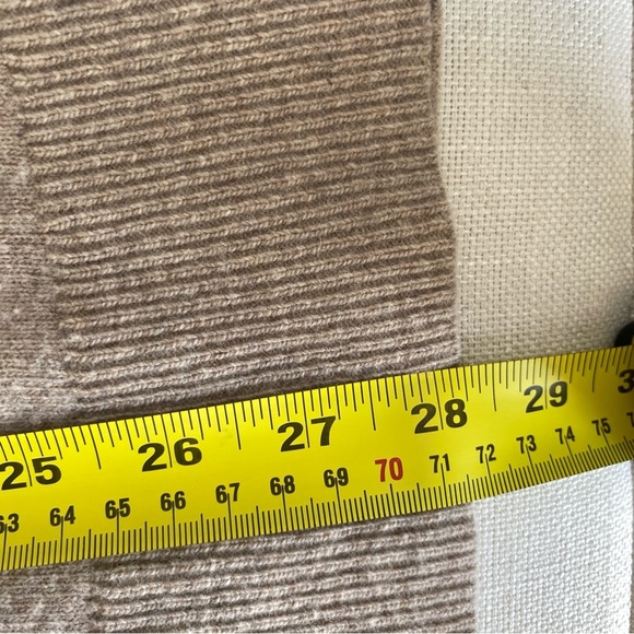 ANNE Taylor Wool Blend Turtleneck Tunic Sweater Oatmeal Size S - Picture 10 of 11